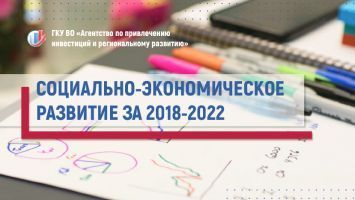 Социально-экономическое развитие Воронежской области за 2018-2022 гг.
